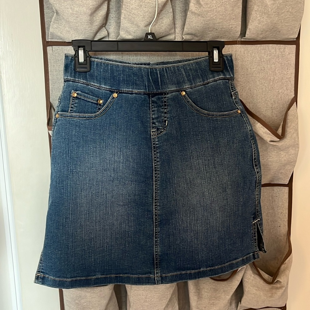 Jag Jeans Denim Pull Up Skirt